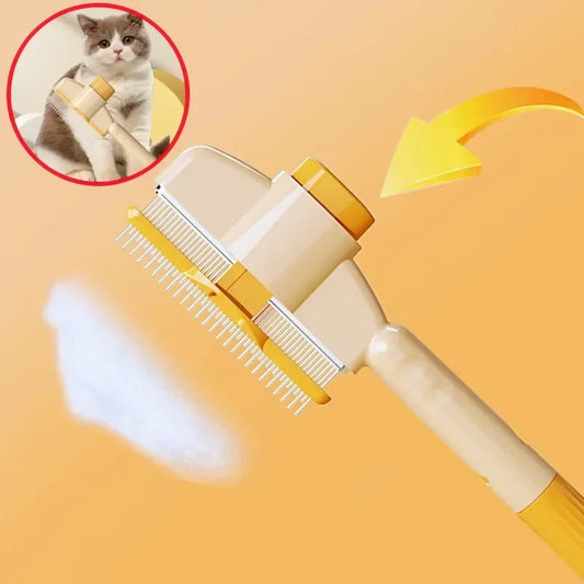 One Button Self Cleaning Dog Comb For Pet Hair Removal Massage Brush