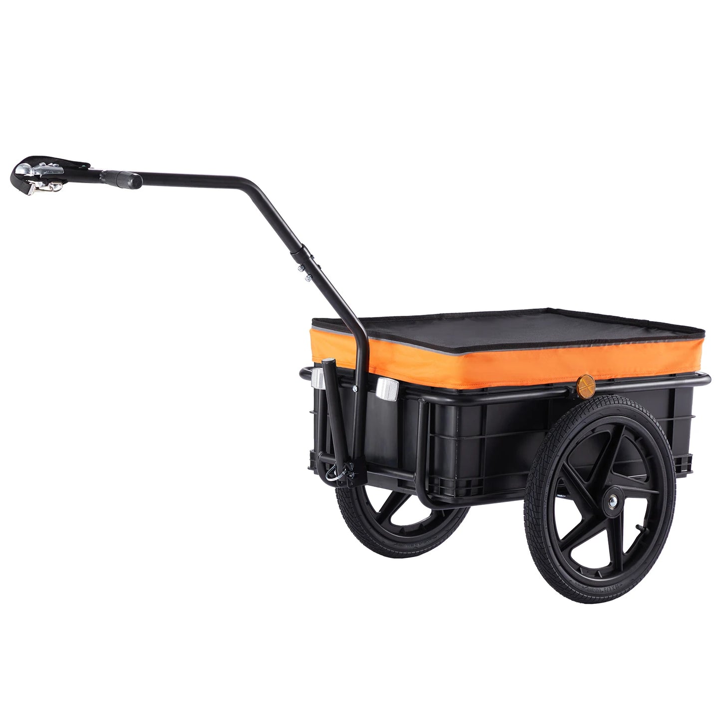 With SucceBuy, you transform your bike into a capable cargo hauler with this 88Lbs trailer.