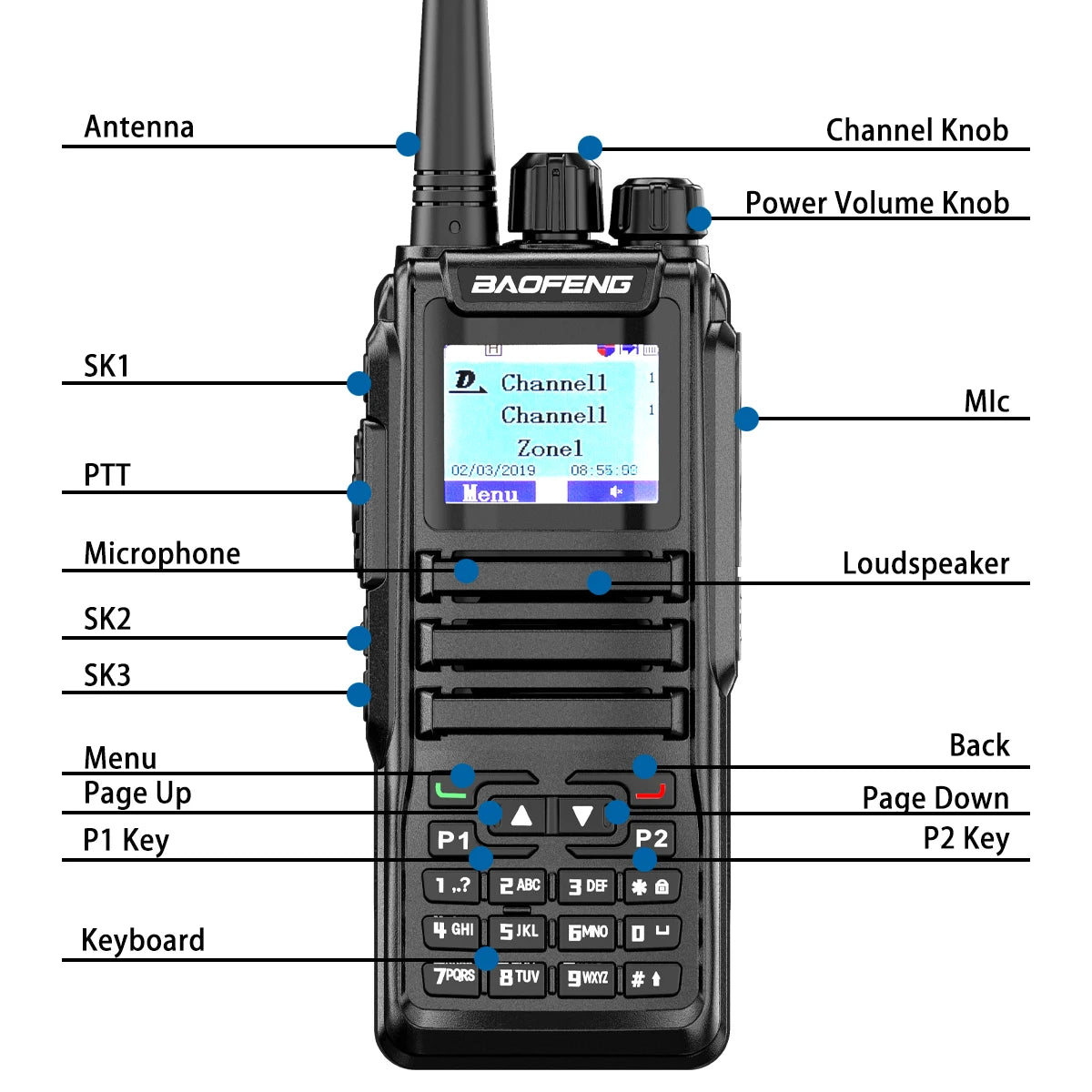 Unlock versatile comms with the Baofeng DM-series two-mode GPS walkie talkie, built to give you reliable, on-the-move connectivity.