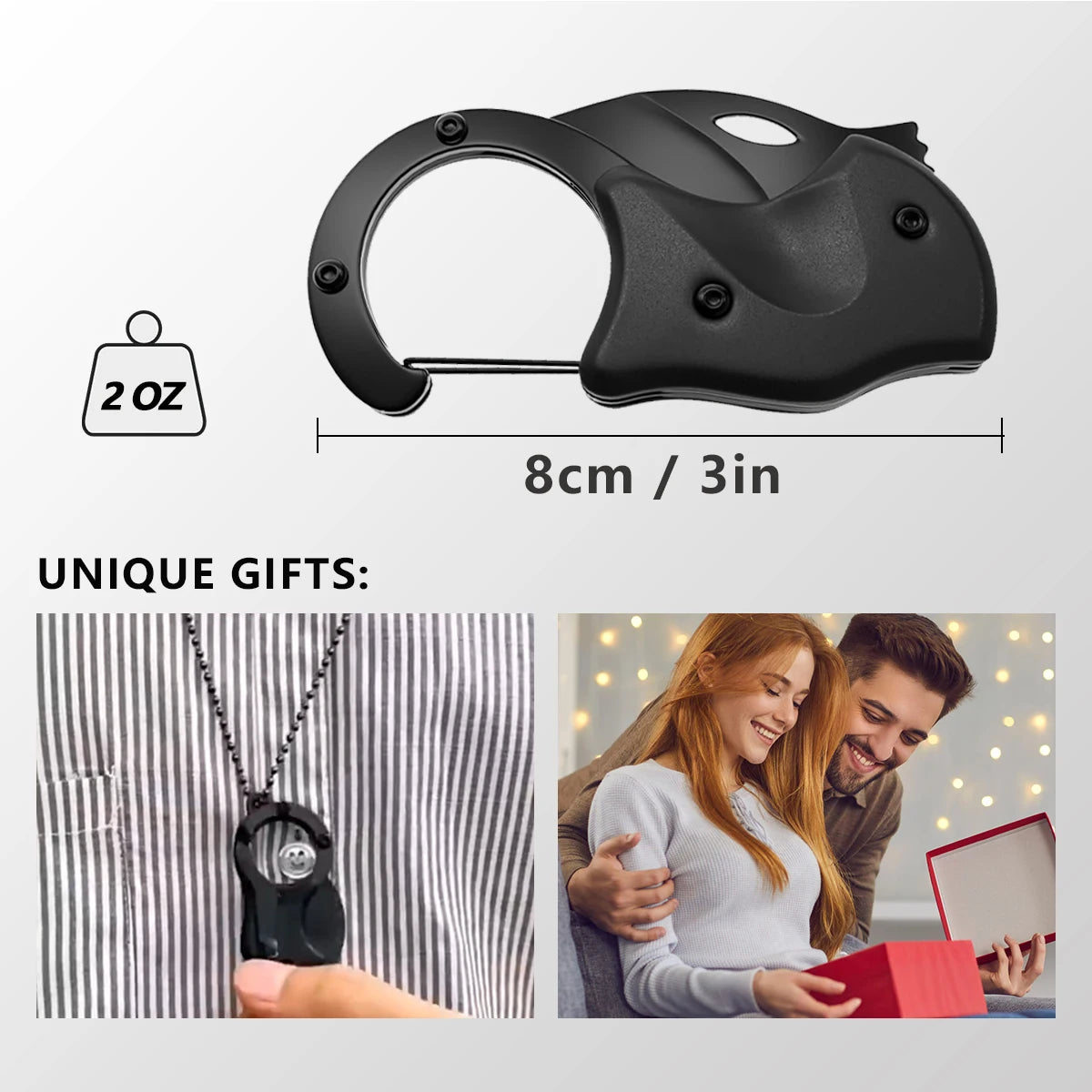 Keychain Folding Knife Mini High-Hardness Multi-Tool Camping & EDC Survival Gift