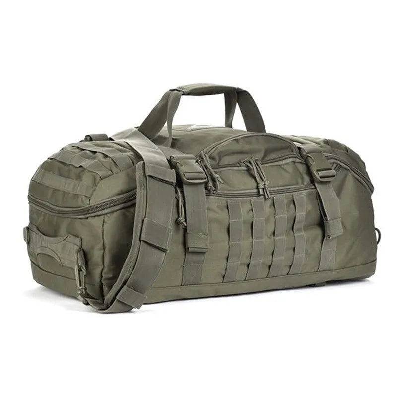 LQARMYCN 3 Way Duffle Bag Large Capacity Waterproof Travel Bag 50x25x20cm