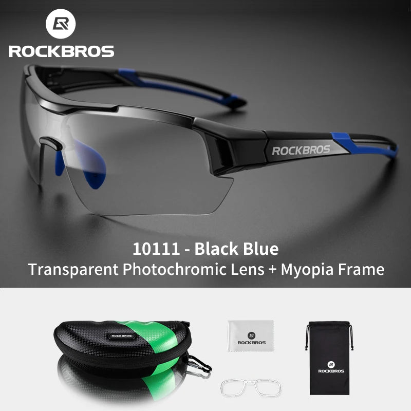 See clearly on every ride with ROCKBROS cycling glasses that adapt to light, speed, and every road you conquer.