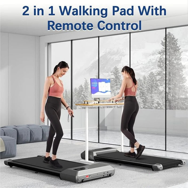 NONED 2.5 HP Treadmill For Home Use 300 Lb Capacity 2in1 Walking Running