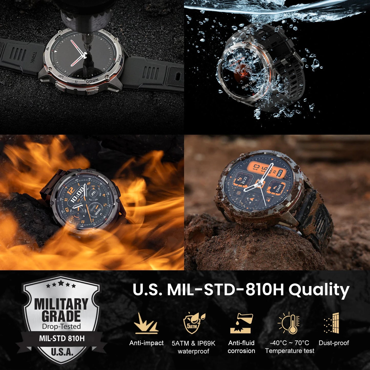 Meet the KOSPET TANK T3 Ultra 2 GPS Smart Watch, built for rugged performance, precise tracking, and everyday reliability.
