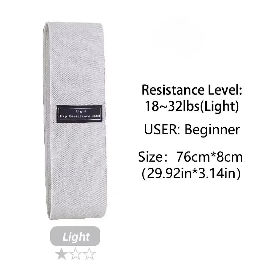 Elevate your lower-body routine with fabric resistance bands that hug your glutes and thighs for powerful, comfortable workouts, compatible with warmups, rehab, progressive strength training, and versatile positioning across routines.