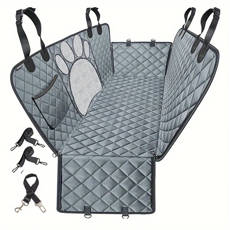 Dog Rear Seat Cover Hammock Heavy Duty Waterproof Non Slip Nylon