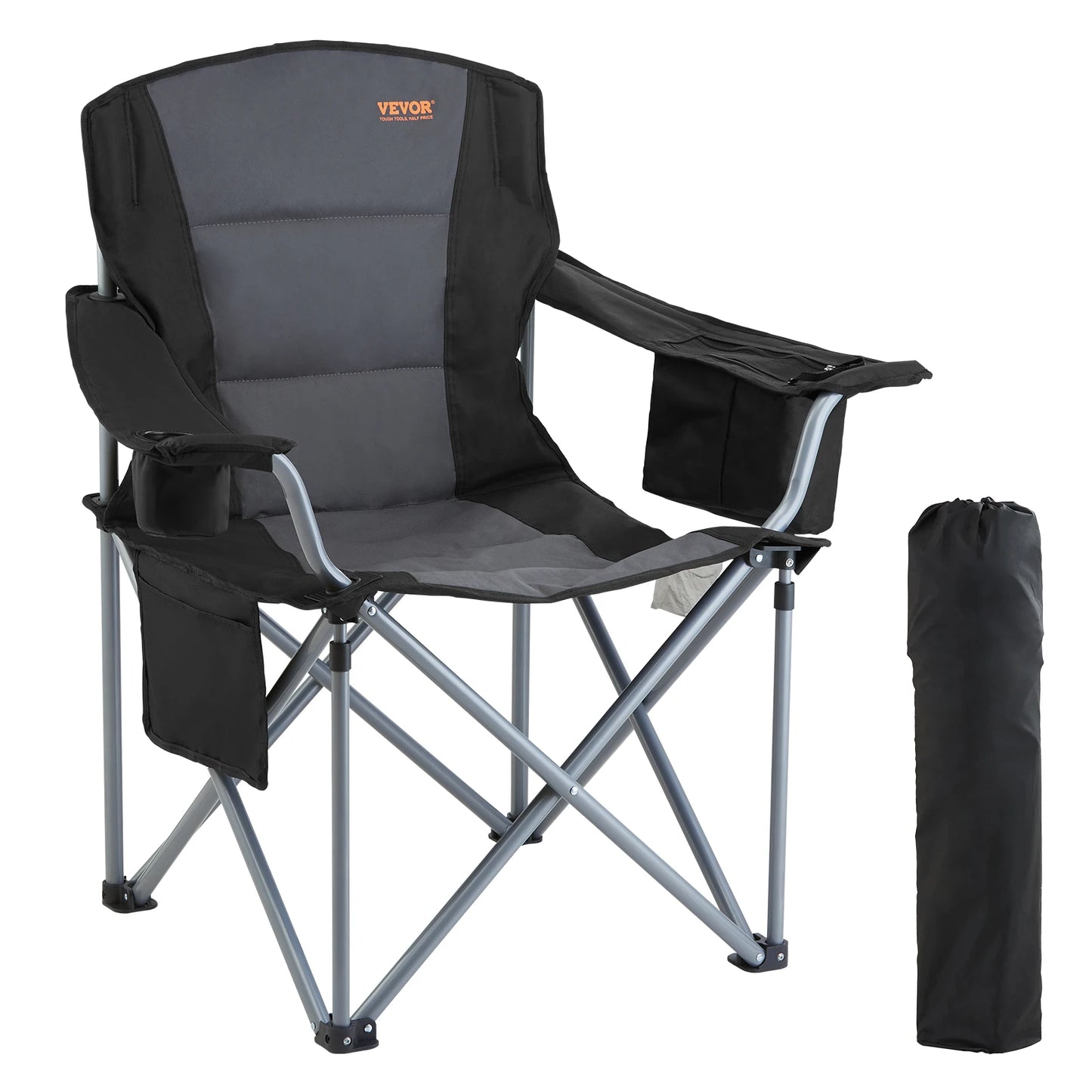 You get a reliable outdoor chair from SucceBuy that folds flat for easy transport, delivers sturdy support, and welcomes you to comfortable moments outdoors.