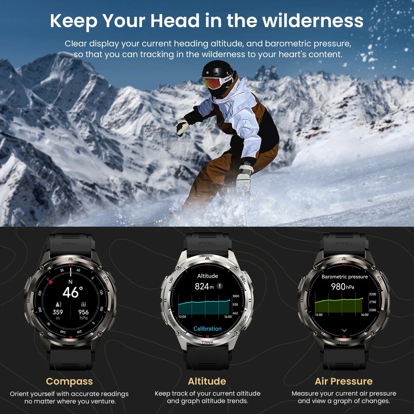Meet the KOSPET TANK T3 Ultra 2 GPS Smart Watch, built for rugged performance, precise tracking, and everyday reliability.