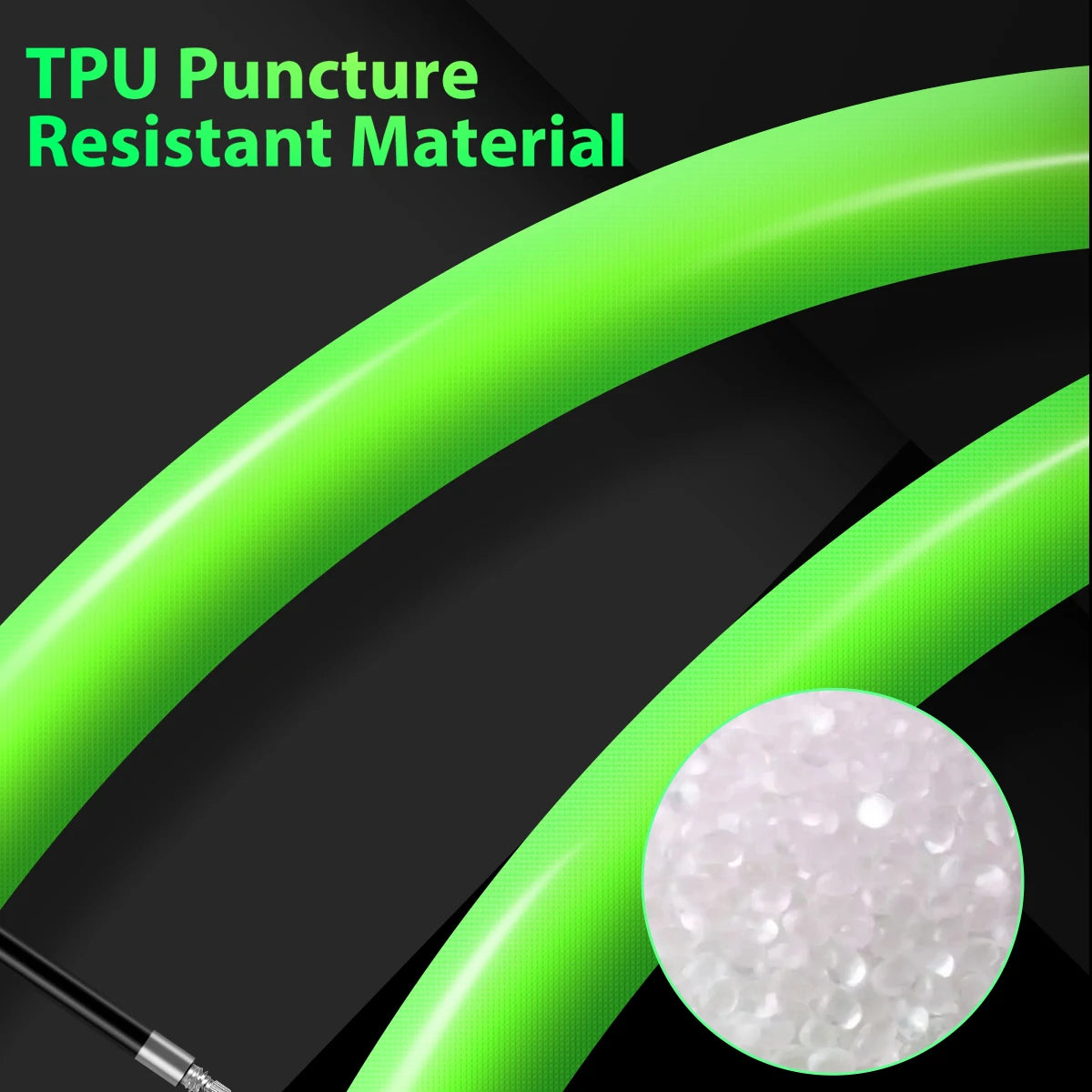 2 pcs CYCLAMI TPU Material Ultralight 30g Bike Inner Tube 700C 18 32 Road Bicycle Tire 45 65 85 mm Length French Valve FV Green
