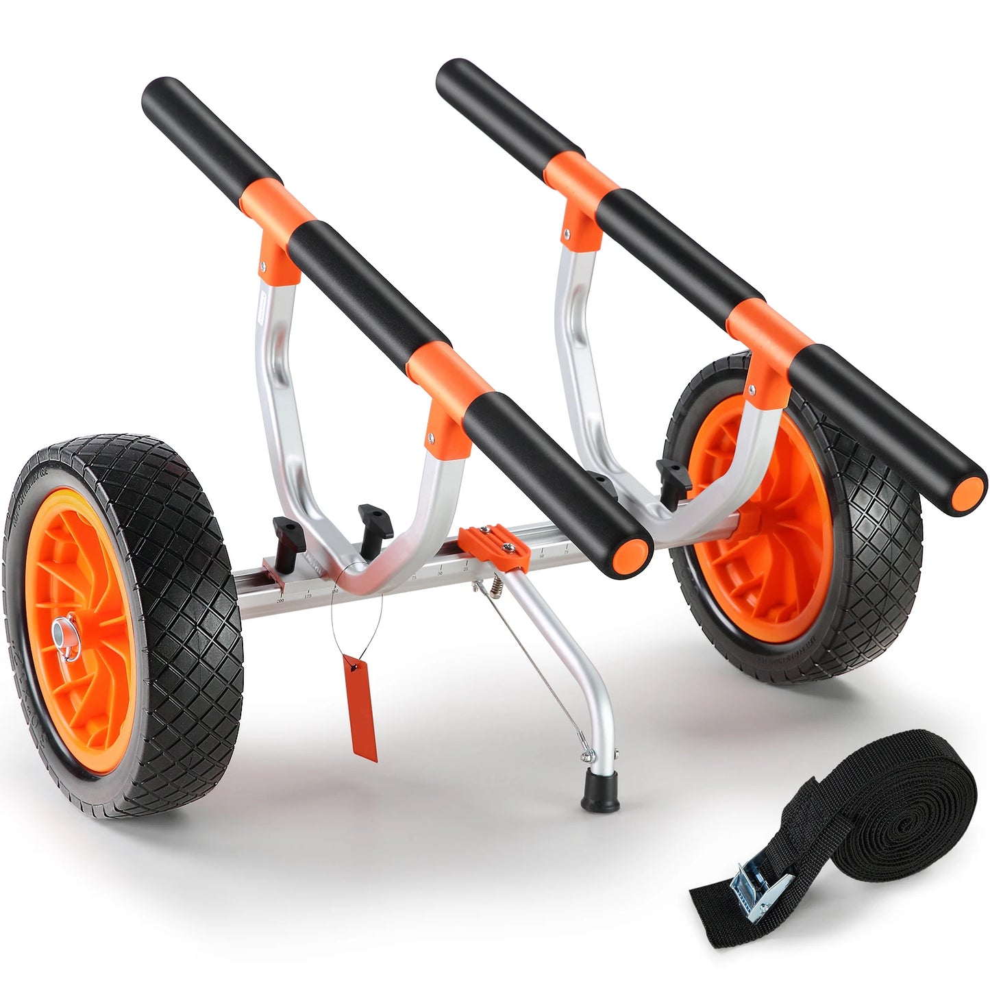 Move your water gear with confidence using the SucceBuy Kayak Cart, engineered to carry heavy loads and adapt to multiple craft.