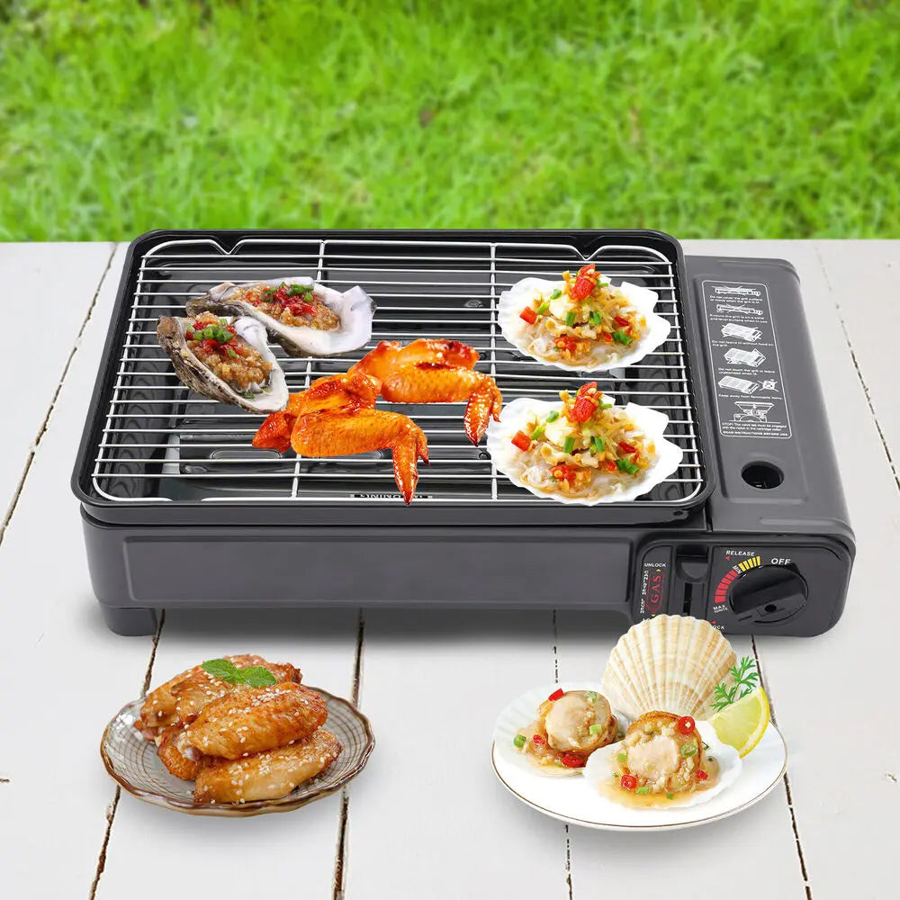 Butane Portable Camping Gas Grill Stove Outdoor Cooking