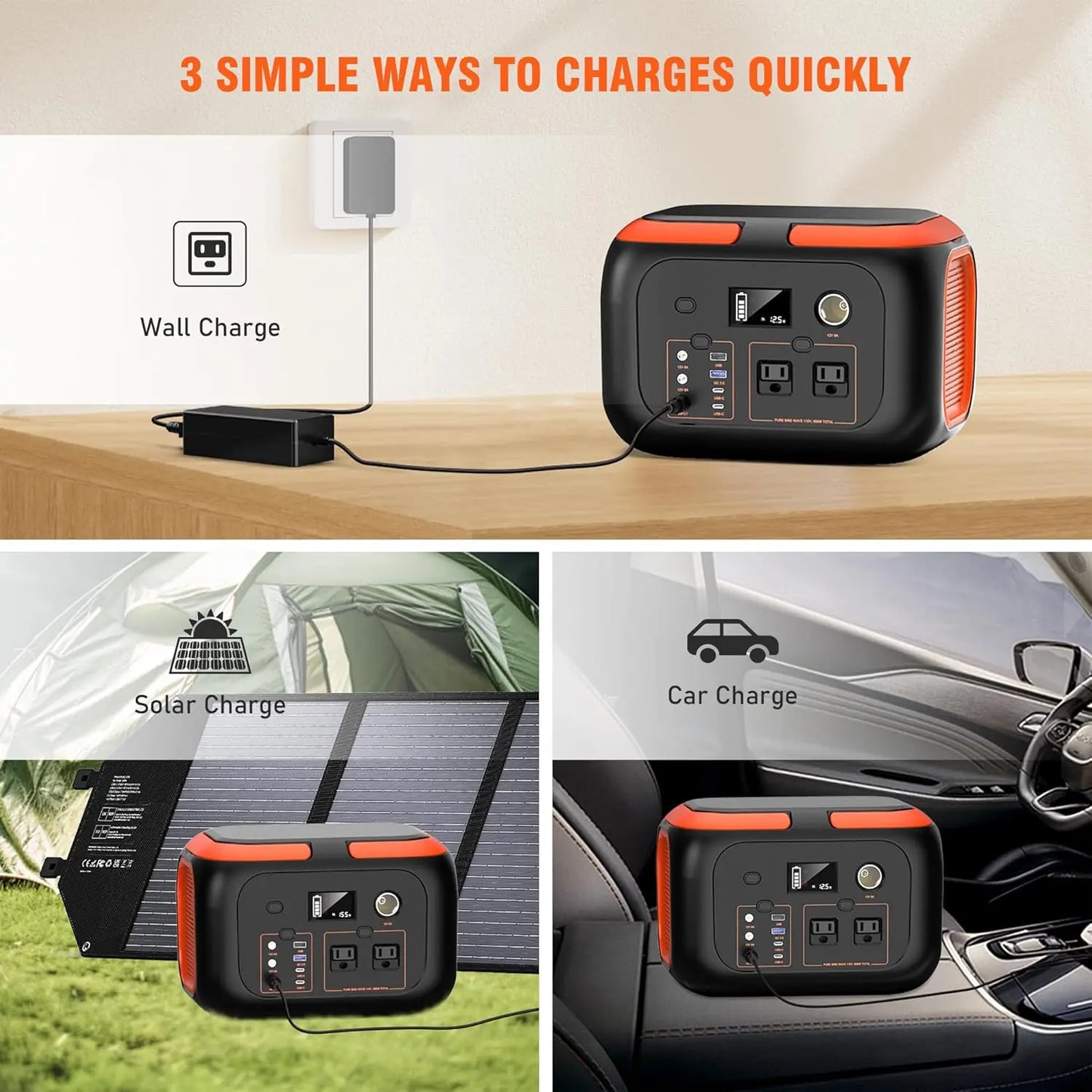 Stay powered on every adventure with SinKeu’s portable power station, built for camping, travel, RV life, and home backup.