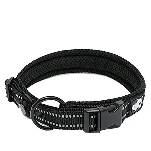 TrueLove Nylon Adjustable Padded Reflective Dog And Cat Collar TLC5011
