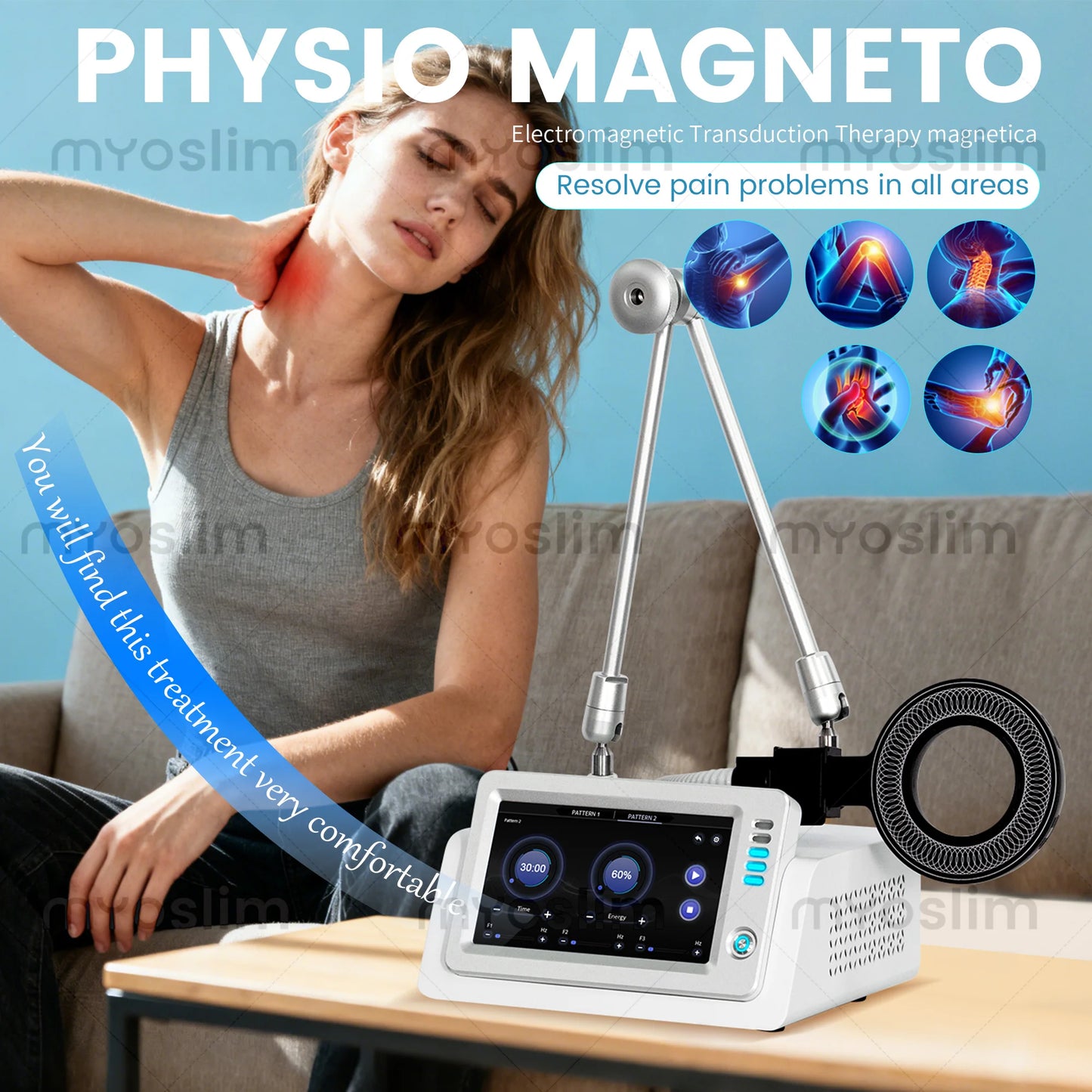 Emszero Physio Magneto Therapy PEMF Machine Pain Relief