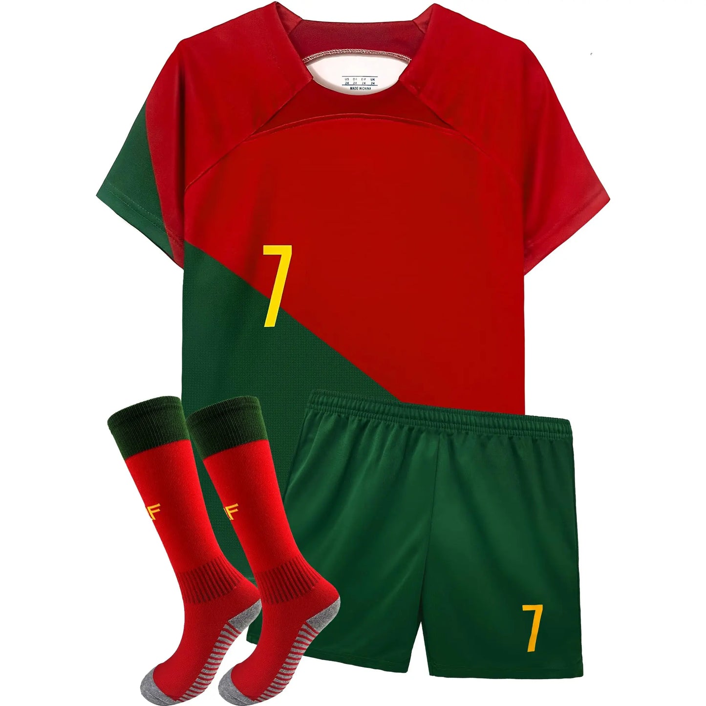 Boys Youth Soccer Training Jerseys Uniform Set for Kids