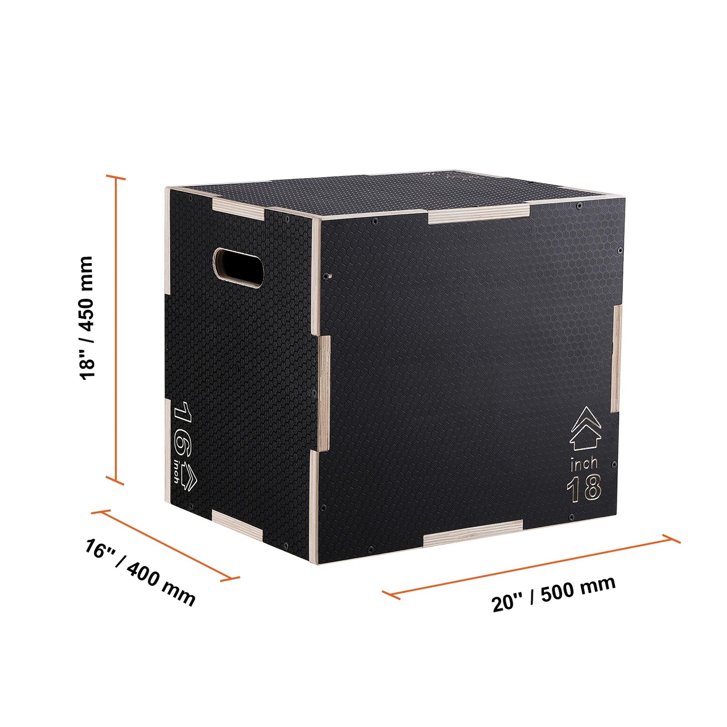 Elevate your training with the SucceBuy 3 In 1 Plyometric Jump Box, a sturdy, compact solution built to power explosive workouts at home.