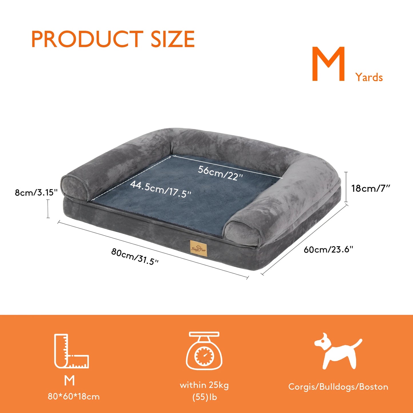 Give your dog veterinary grade comfort with the Bingopawc Extra Large Orthopedic Dog Bed, and you watch him settle in for relaxed, healthier sleep.