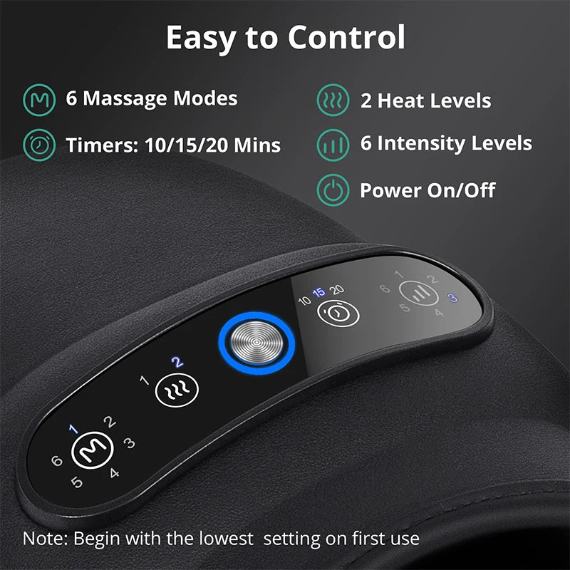 Medcursor Wireless Hand Massager With Air Compression Palm Acupoint Therapy