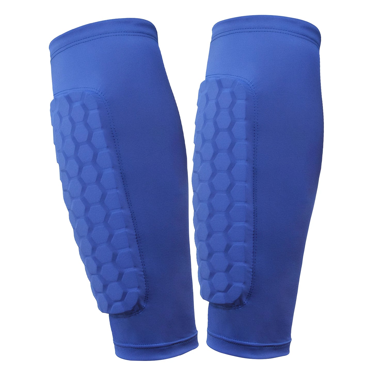 Soccer Shin Pads with Honeycomb Pads Football Shin Pads Ergonomic Lightweight Calf Protective Gear for Kids Youth Adults