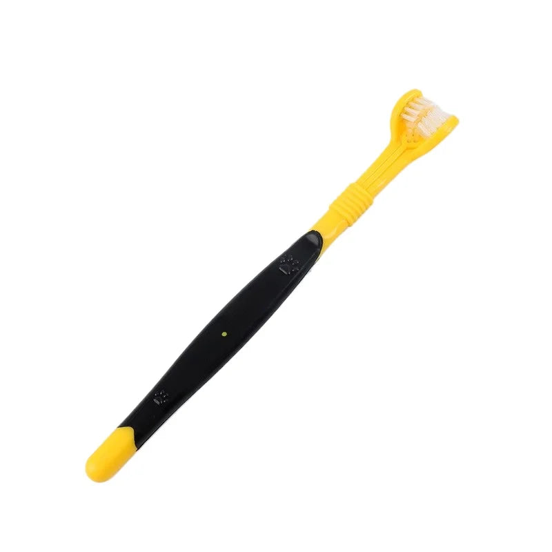Give your companion brighter teeth and fresher breath with this 3-Sided Pet Toothbrush, a simple, ergonomic tool designed for fast, thorough daily cleaning.