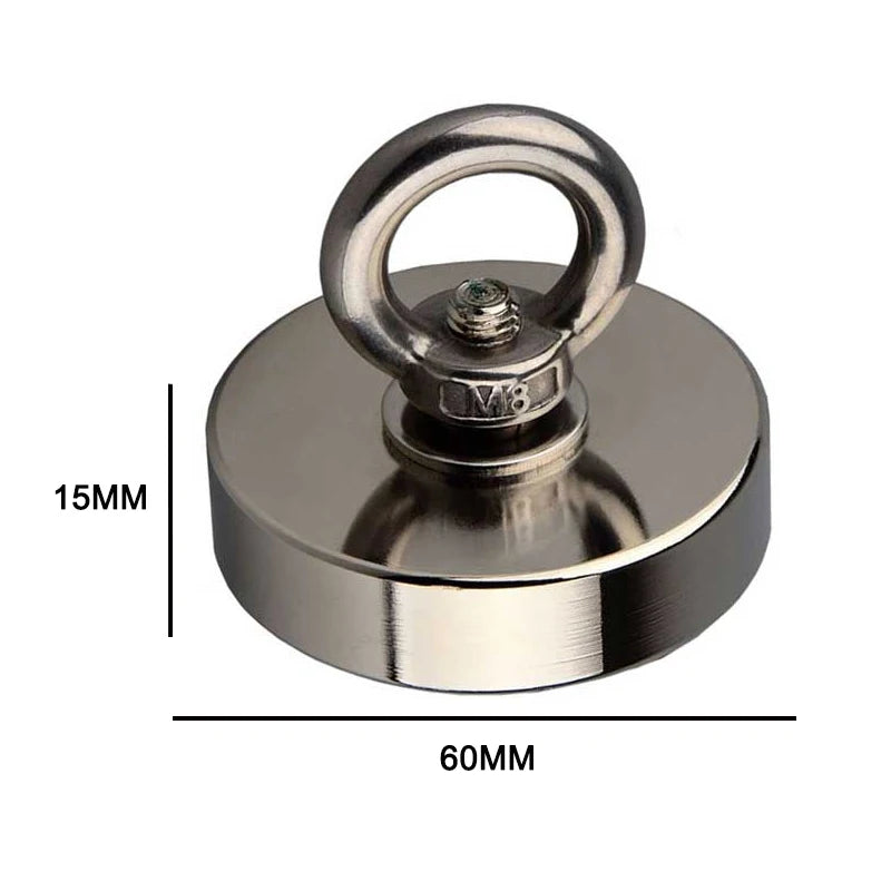 Powerful salvage magnet set from AMAZING-MAG delivers serious grip for heavy-duty recovery tasks.