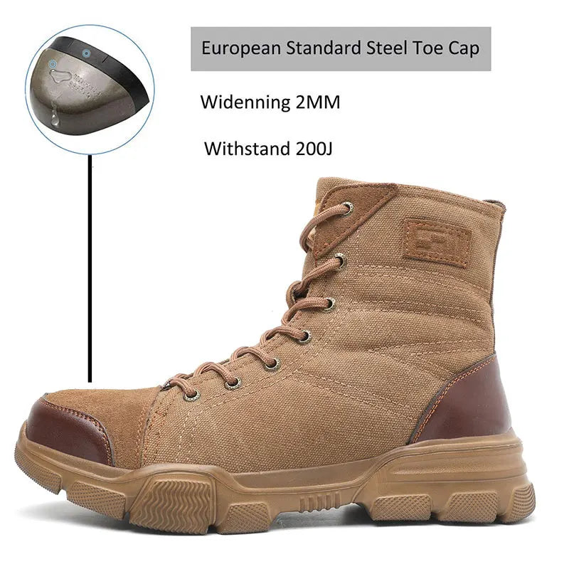 SUADEX steel toe boots deliver rugged protection and desert-ready durability for your toughest jobs.