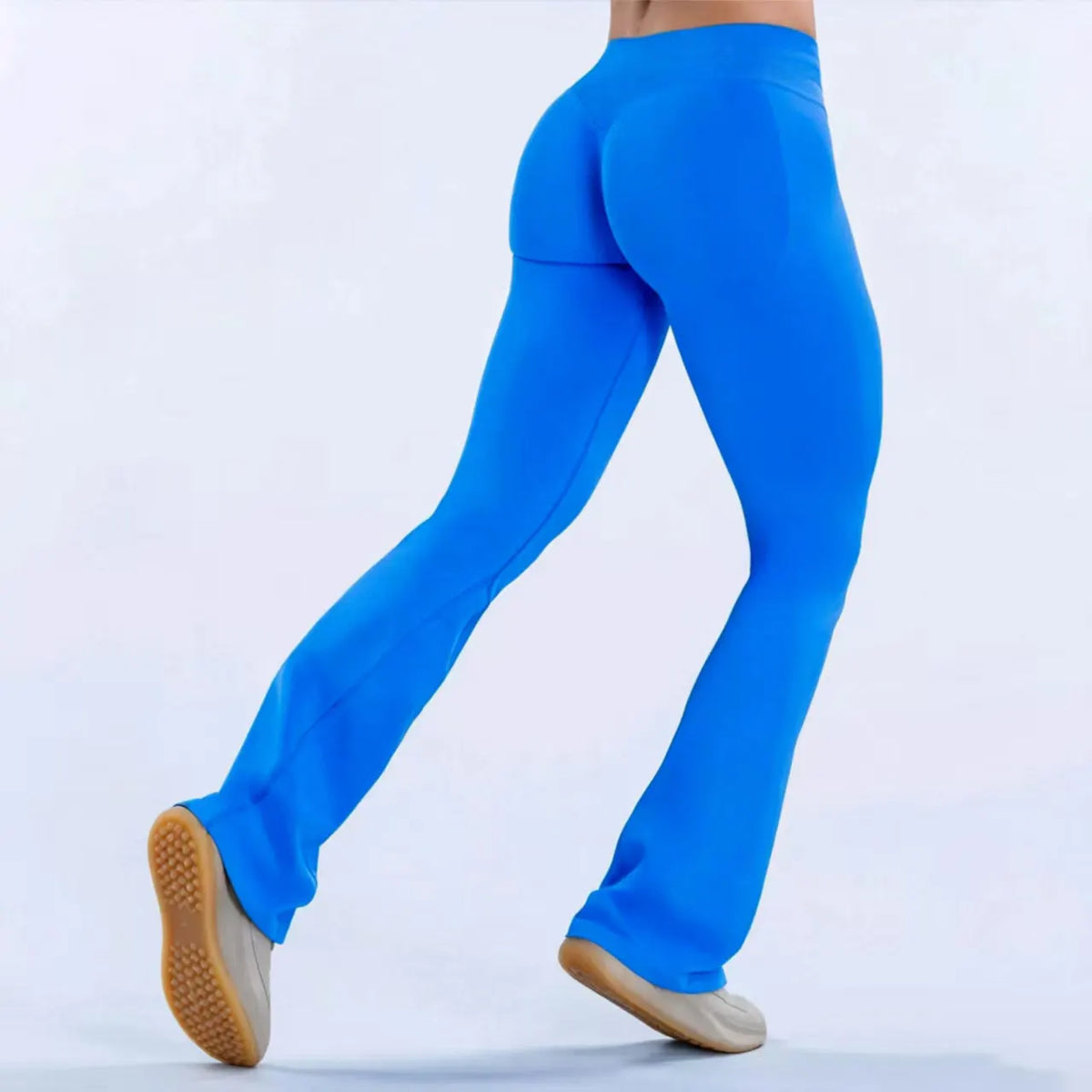 NCLAGEN Womens Seamless Flared Yoga Leggings Squat Proof Workout Pants
