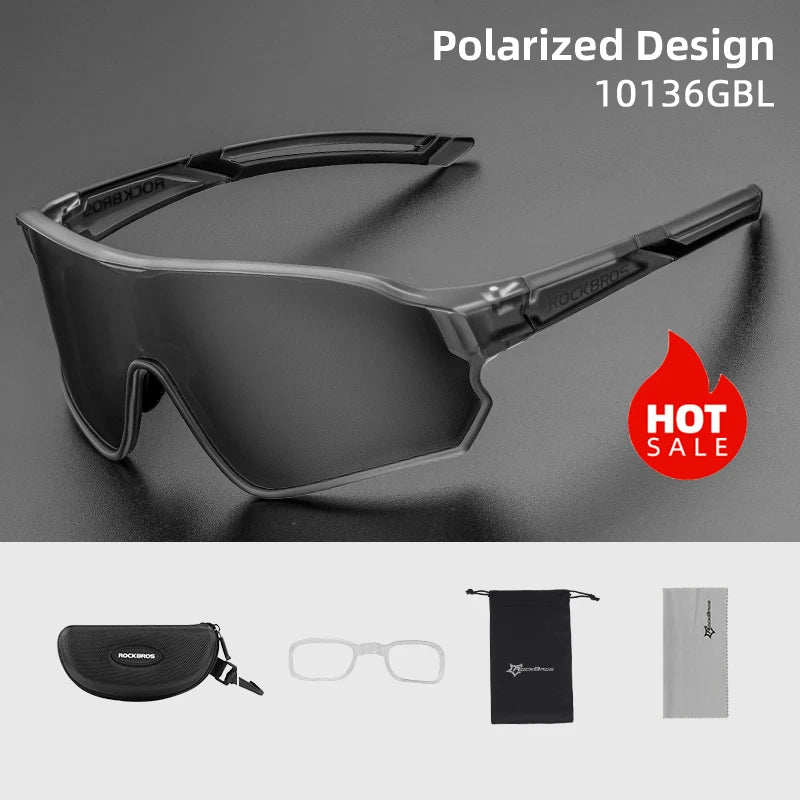 Experience crystal clarity, all‑day comfort, and confident sun protection with ROCKBROS polarized UV400 sunglasses designed to perform from city streets to rugged trails.