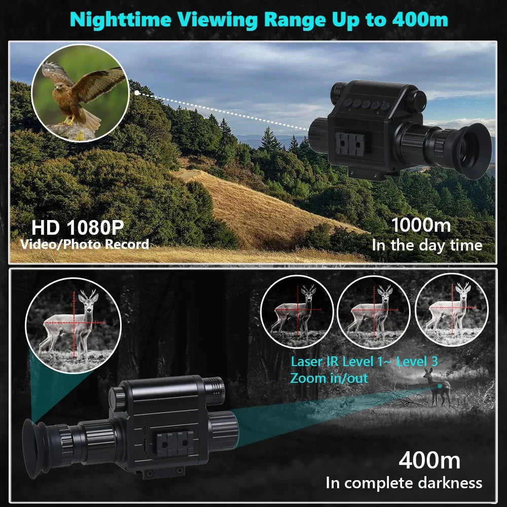Experience true night vision freedom with the tensdarcam Megaorei Digital Night Vision Monocular, engineered for reliability in the field.