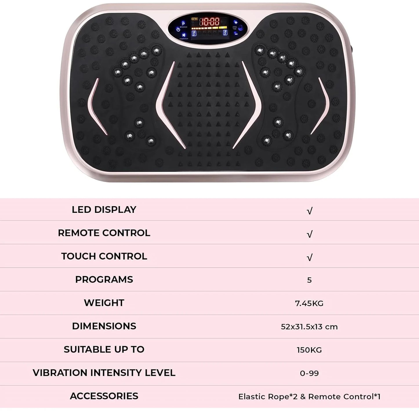Transform your home workouts with a compact vibration plate that targets your whole body.