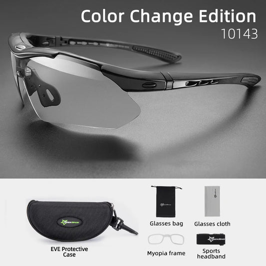 See clearly on every ride with ROCKBROS cycling glasses that adapt to light, speed, and every road you conquer.