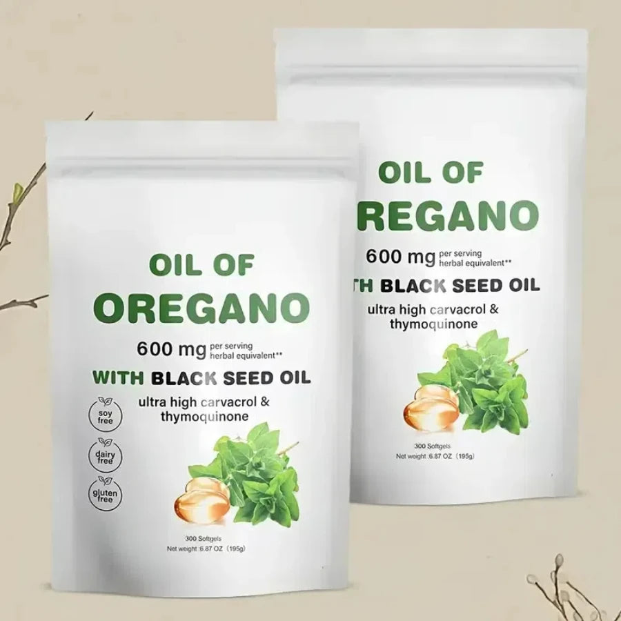 You can support daily wellness with a potent blend of oil of oregano and black seed oil in convenient capsules for everyday resilience, energy, and vitality.