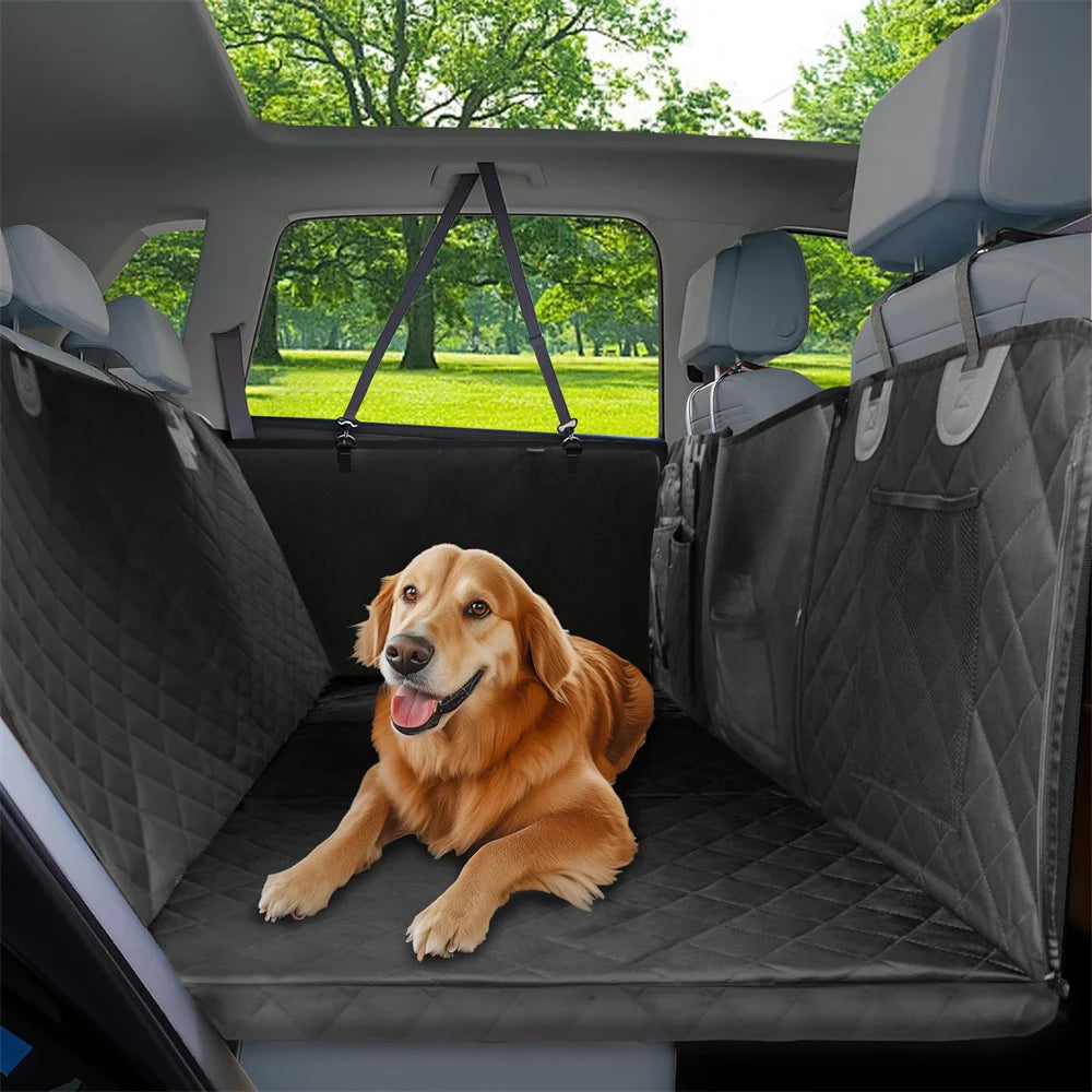 Transform car trips into a safer, comfier journey with this waterproof back seat extender that doubles as a snug dog hammock for any trip.