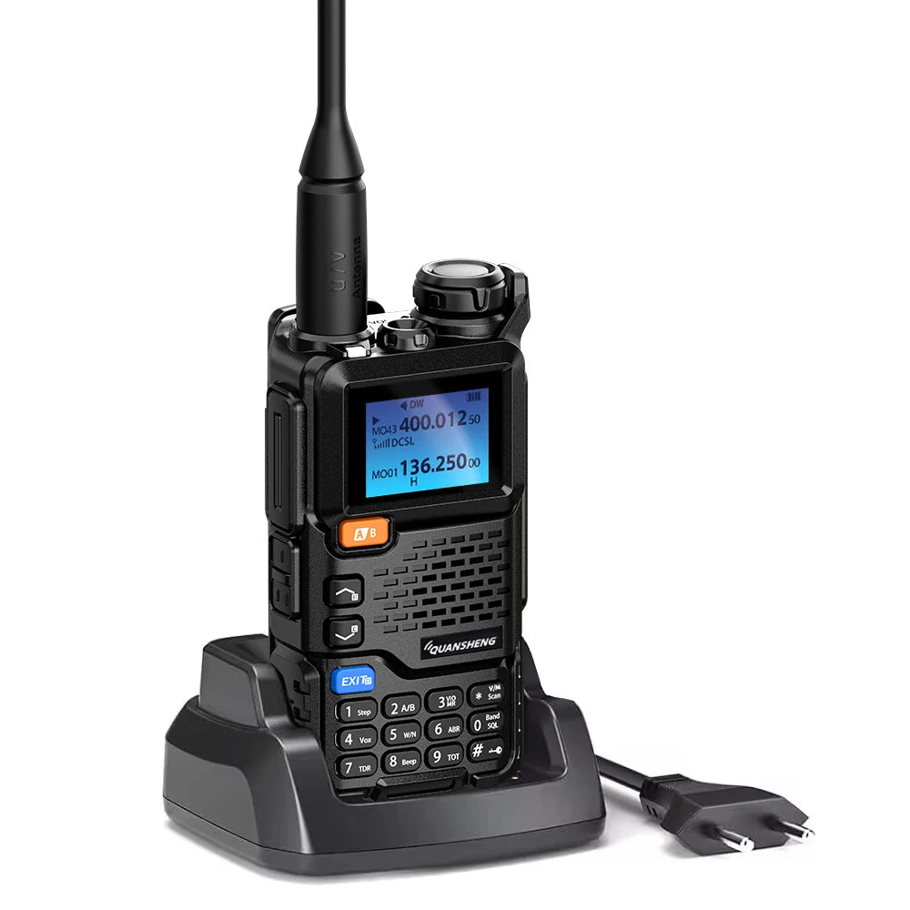 The Quansheng UV5RPLUS delivers versatile, full-band communication for outdoor adventures and aviation enthusiasts, combining compact design with robust performance you can trust in the field.