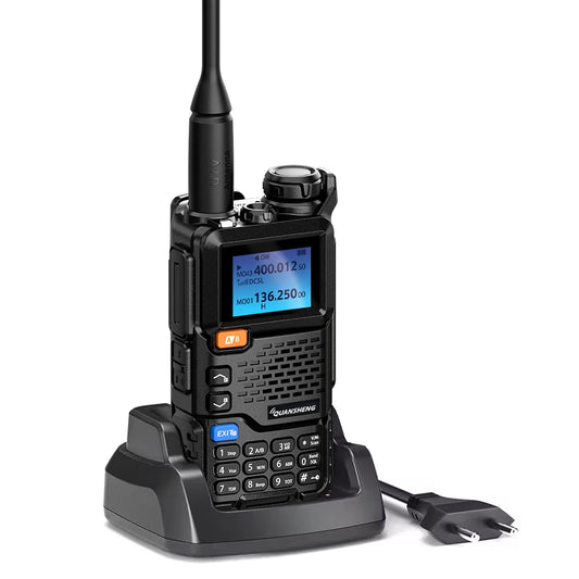 The Quansheng UV5RPLUS delivers versatile, full-band communication for outdoor adventures and aviation enthusiasts, combining compact design with robust performance you can trust in the field.