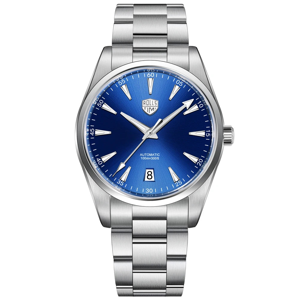 2026 New RollsTimi Men's Watches Top Luxury NH35 Mechanical Wristwatches Automatic Watch For Men AR Sapphire Waterproof Sports