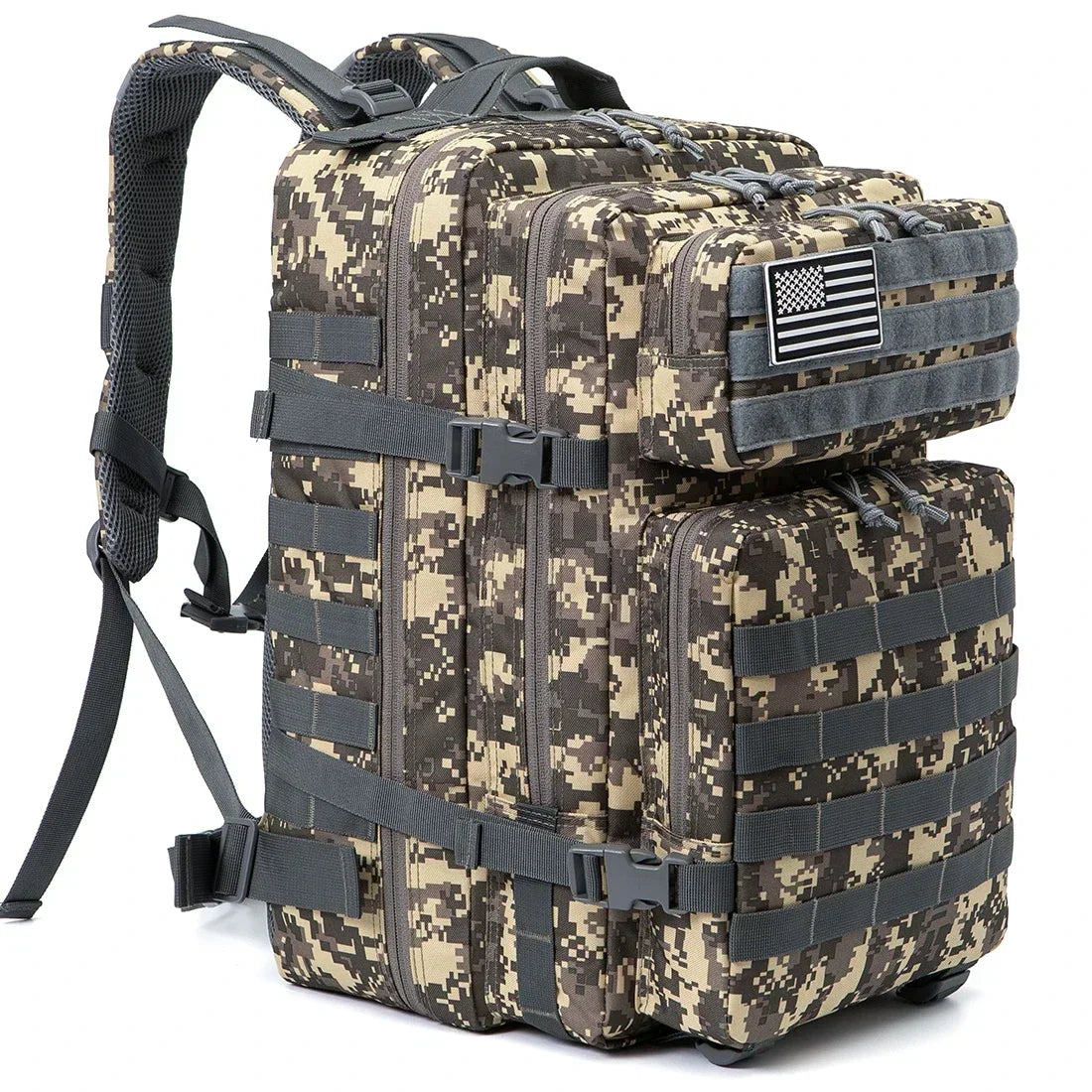 Maximize readiness with the ReFire Gear 45L Tactical Backpack, your rugged, feature-rich companion built for demanding outdoor missions and long expeditions, designed to endure extreme conditions in any terrain.