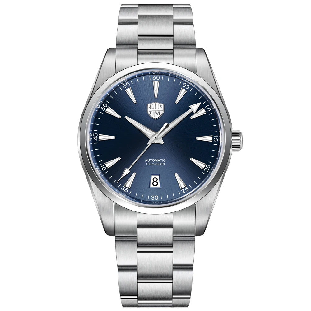 2026 New RollsTimi Men's Watches Top Luxury NH35 Mechanical Wristwatches Automatic Watch For Men AR Sapphire Waterproof Sports