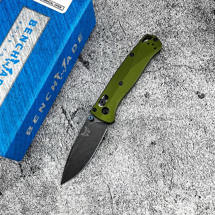 From the DIY Supplies line, the BM 533BK-2 Mini Bugout AXIS folding knife delivers rugged versatility, reliable performance, and compact practicality for outdoor adventures.