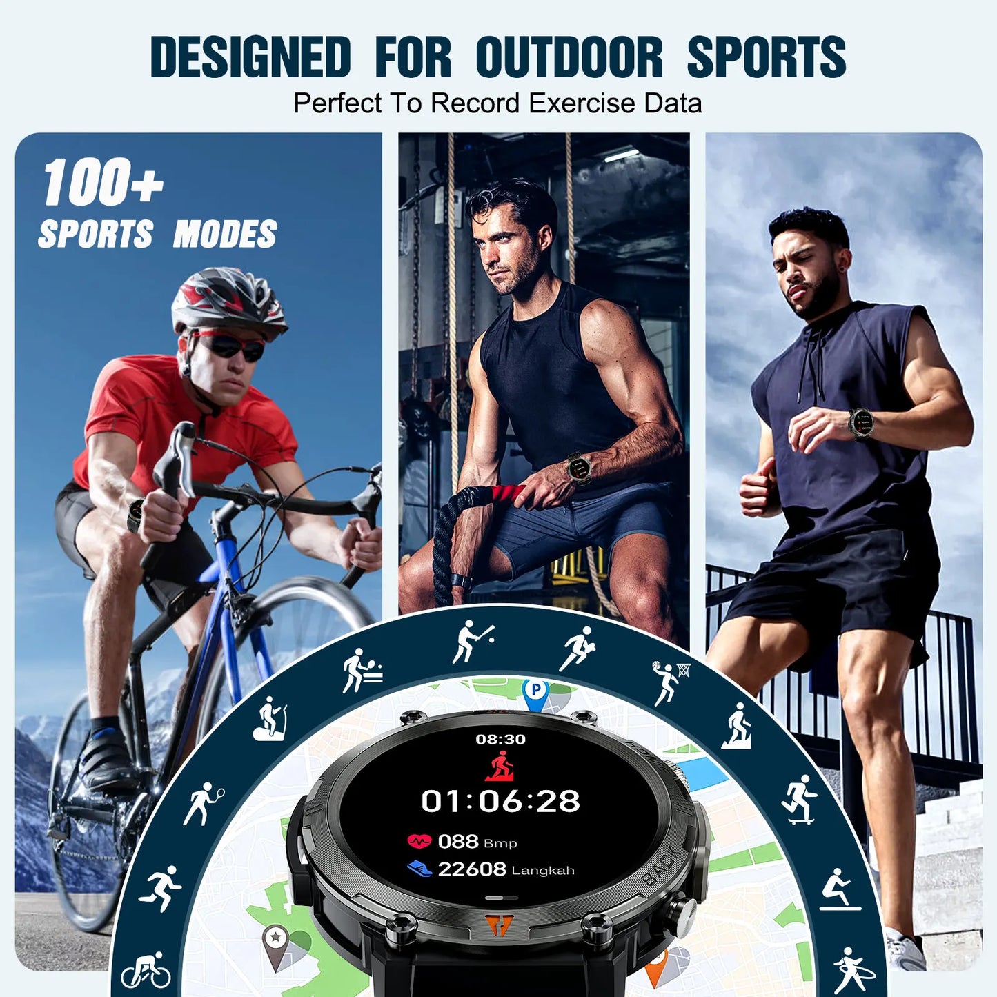 Step into smarter everyday living with the LaNikar KE3 Bluetooth Smart Watch that keeps up with your pace and style.