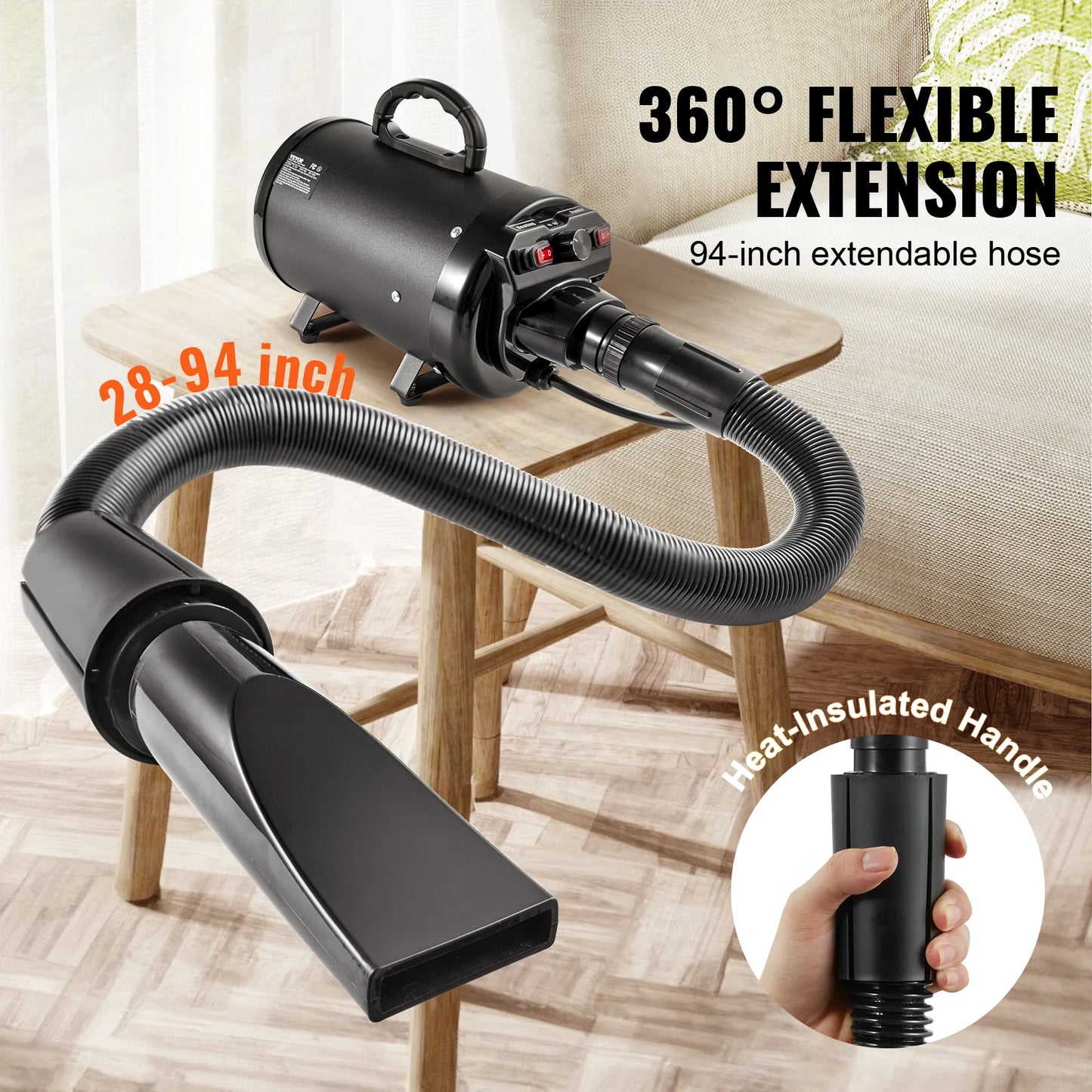 Power through pet grooming with the SucceBuy 2000W dog dryer, delivering pro-level drying that you can trust, gentle on sensitive skin, low noise operation, and durable construction designed to endure long sessions for your busy household or professional