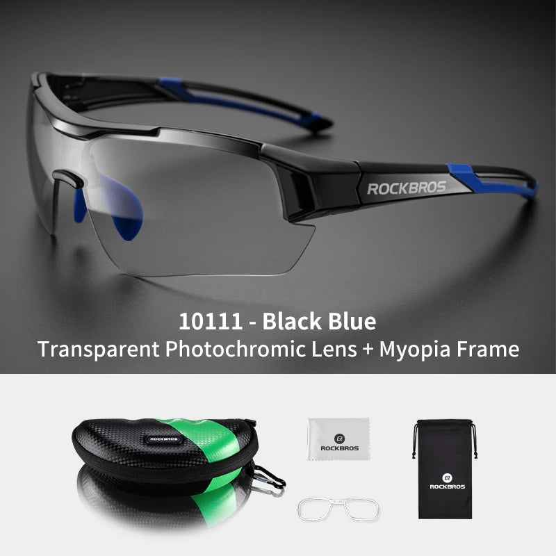 See clearly on every ride with ROCKBROS cycling glasses that adapt to light, speed, and every road you conquer.