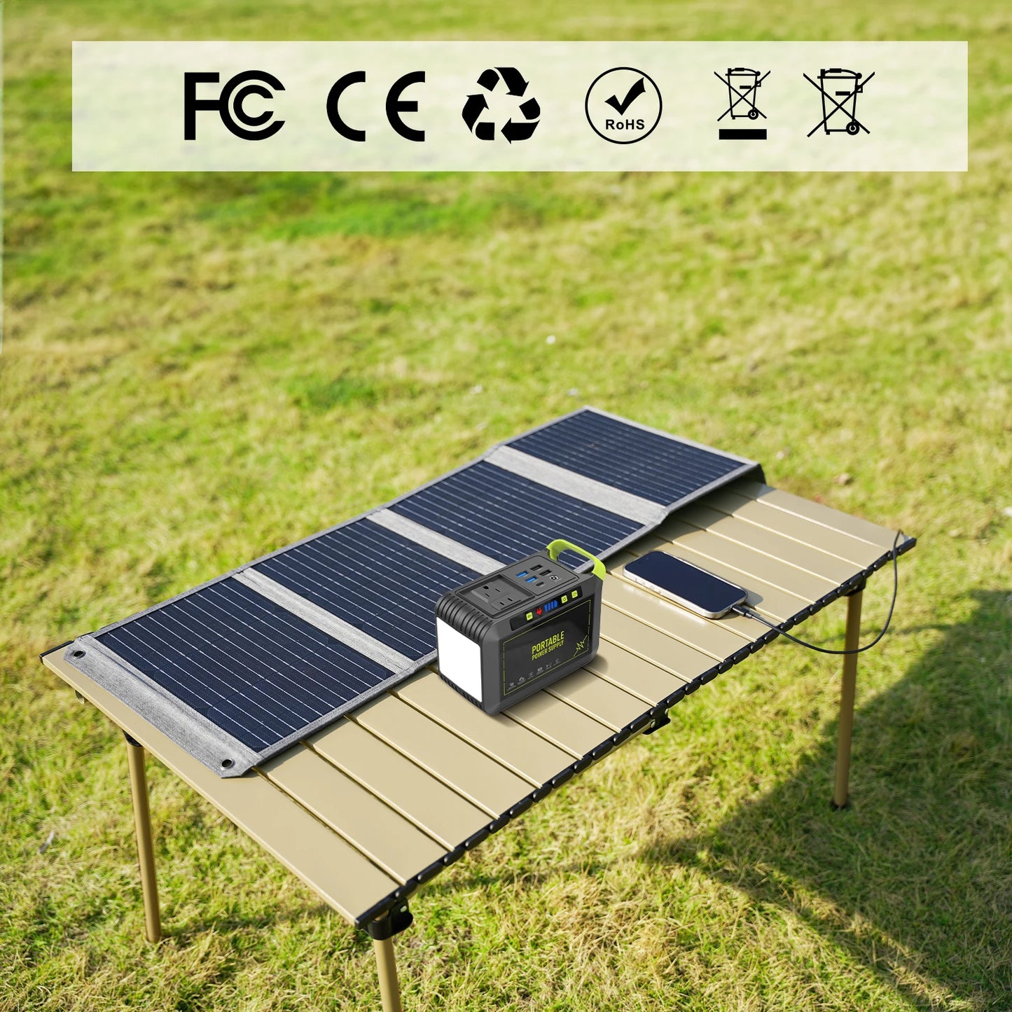 Charge up on the go with the MHPOWOS 40W Portable Solar Panel Charger for campers and hikers seeking dependable, silent power anywhere, rain or shine.