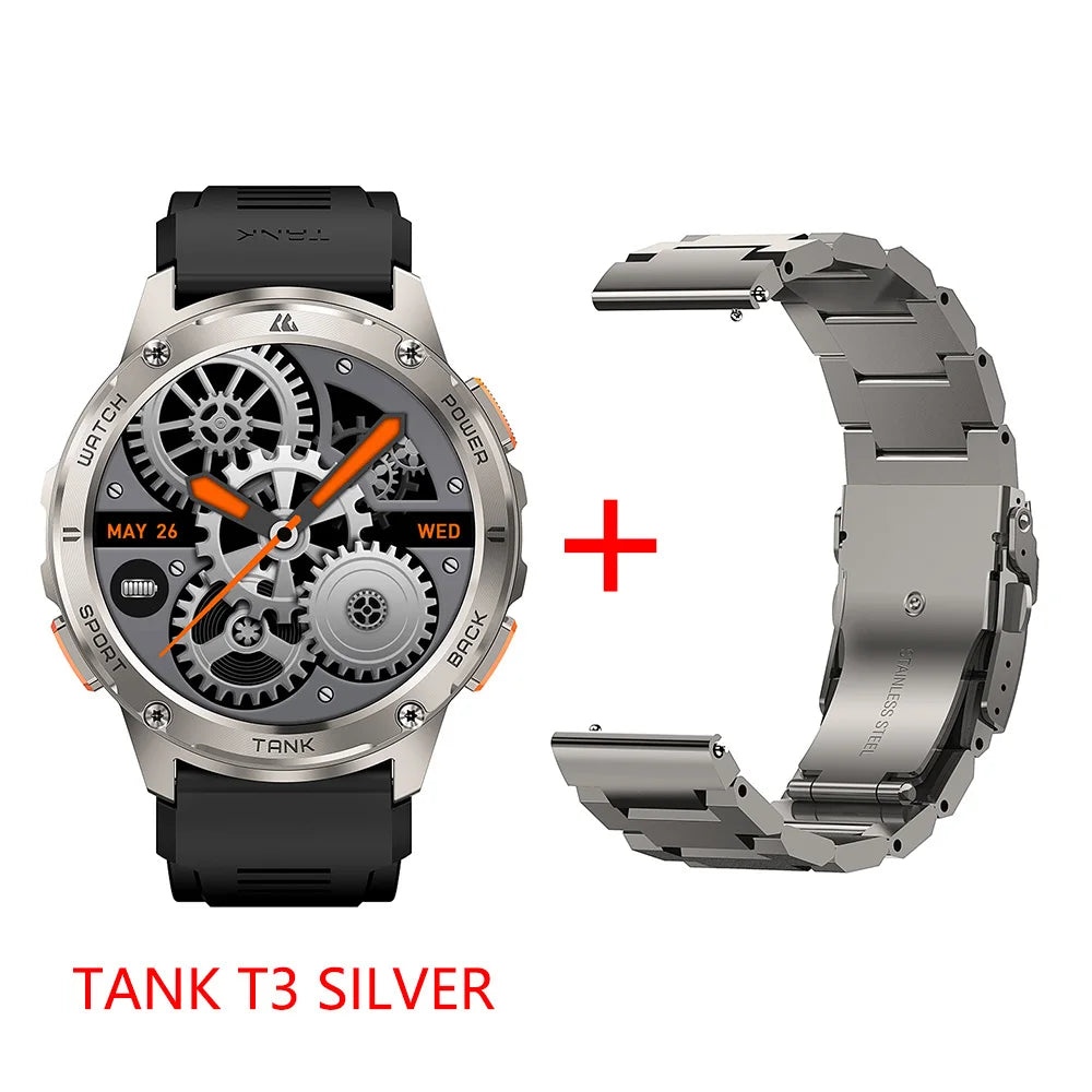 From KOSPET, the Tank T3 Smartwatch blends rugged durability with sleek, smart everyday convenience.