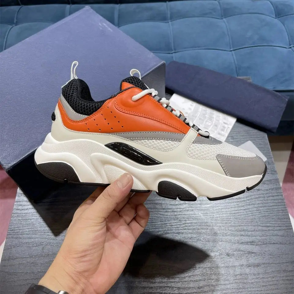 Men's Running Shoes Cushioned Road Sneakers Thick Soles Casual Jogging