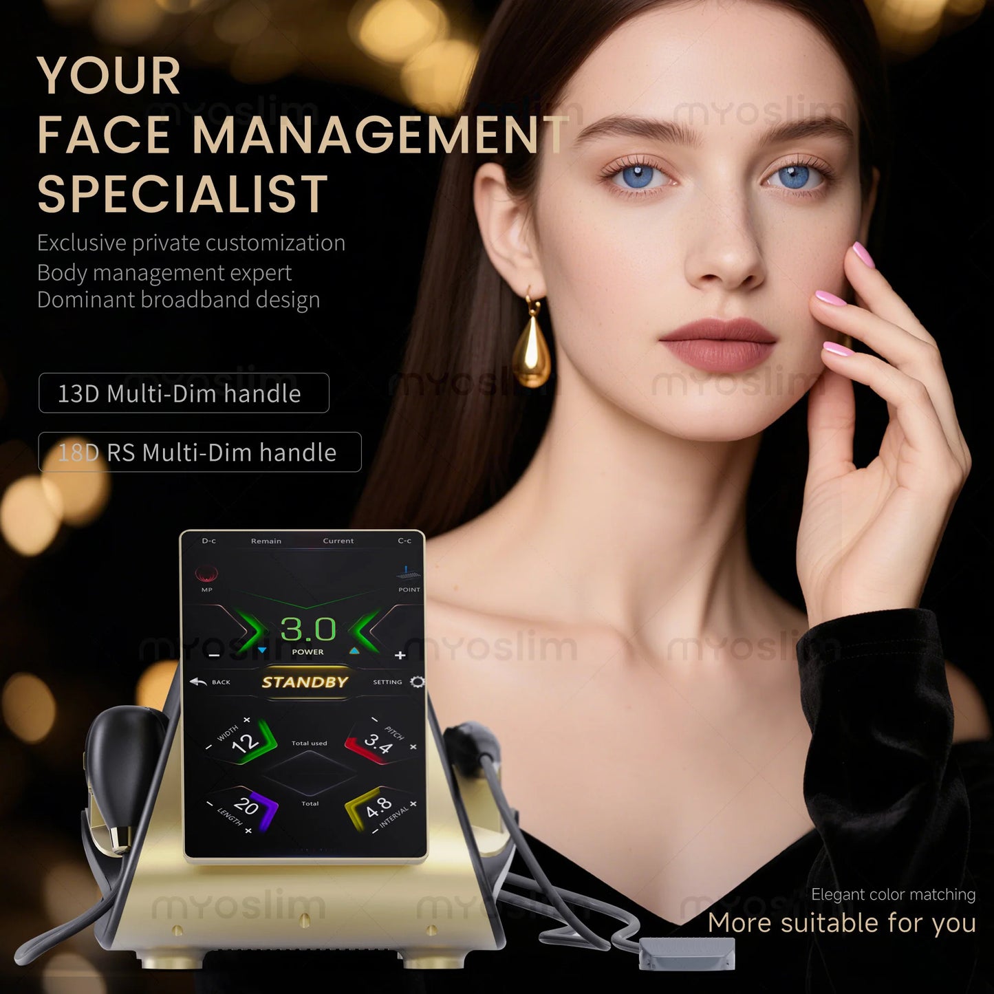 You can reveal firmer, younger-looking skin with the 22D MAX Hifu system from emszero.