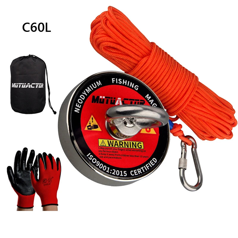 Powerful salvage magnet set from AMAZING-MAG delivers serious grip for heavy-duty recovery tasks.