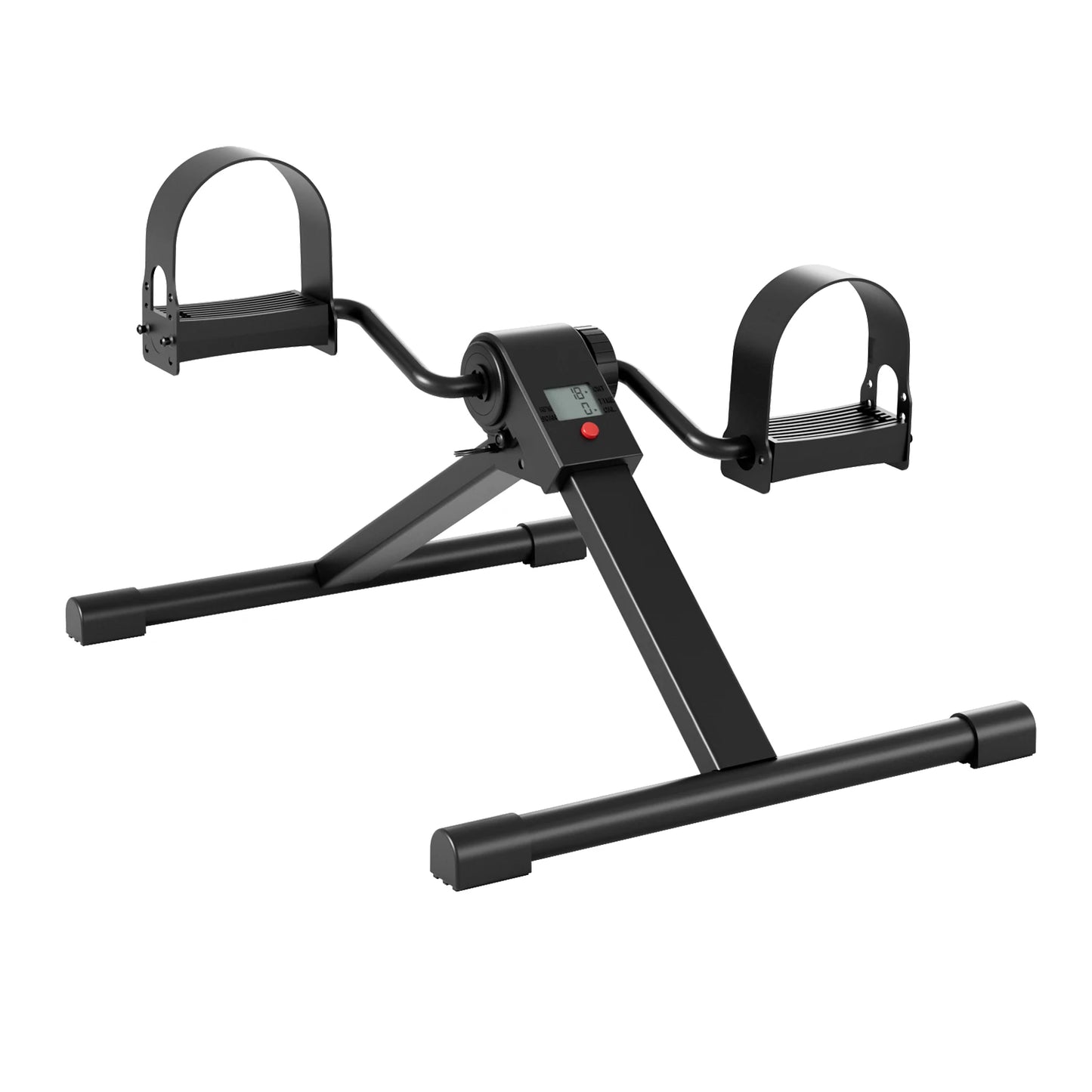 Superun Under Desk Mini Exercise Bike With Folding Pedal Exerciser Display