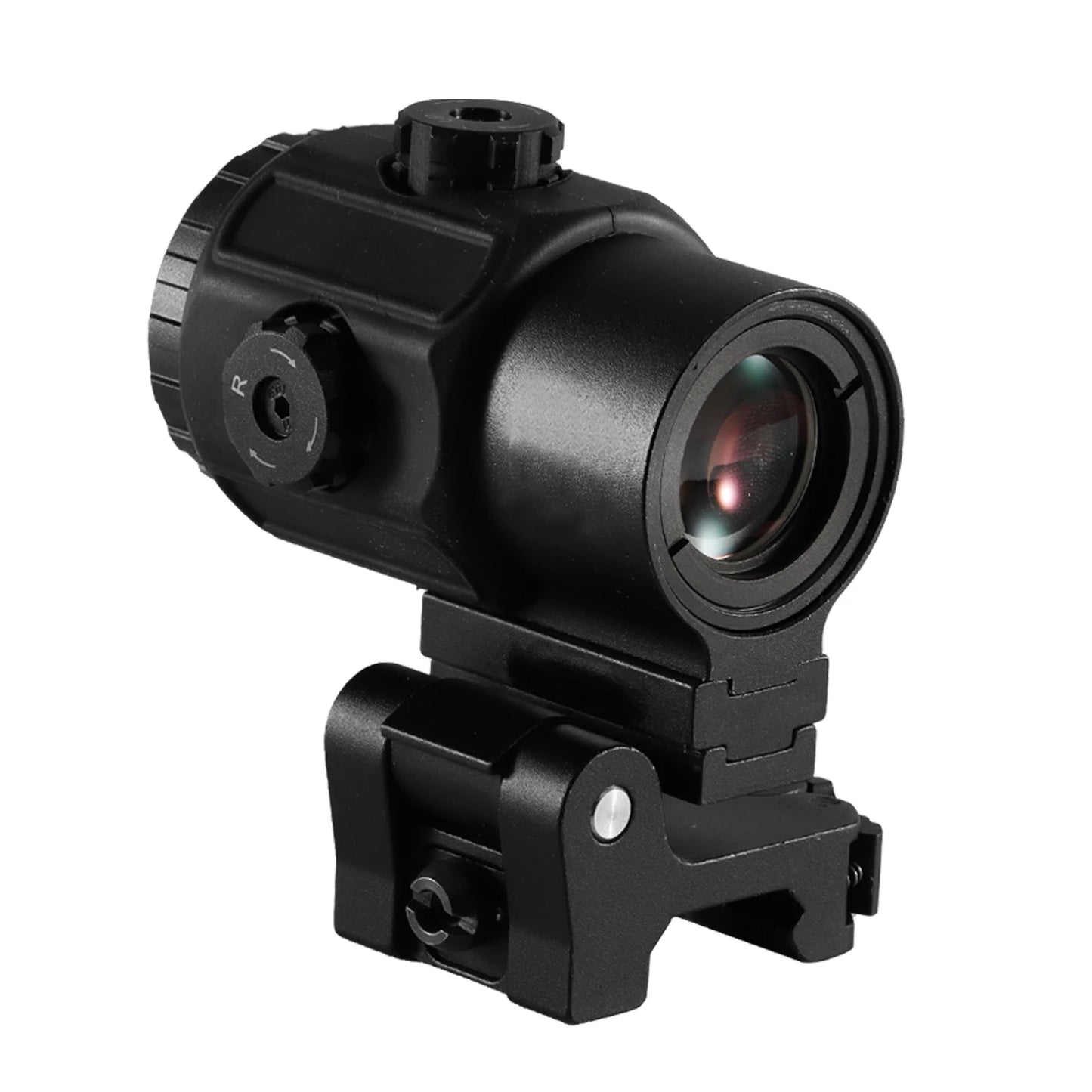 Elevate your airsoft accuracy with the Nabila G43 3X magnifier paired to a reliable EXPS3 red dot.