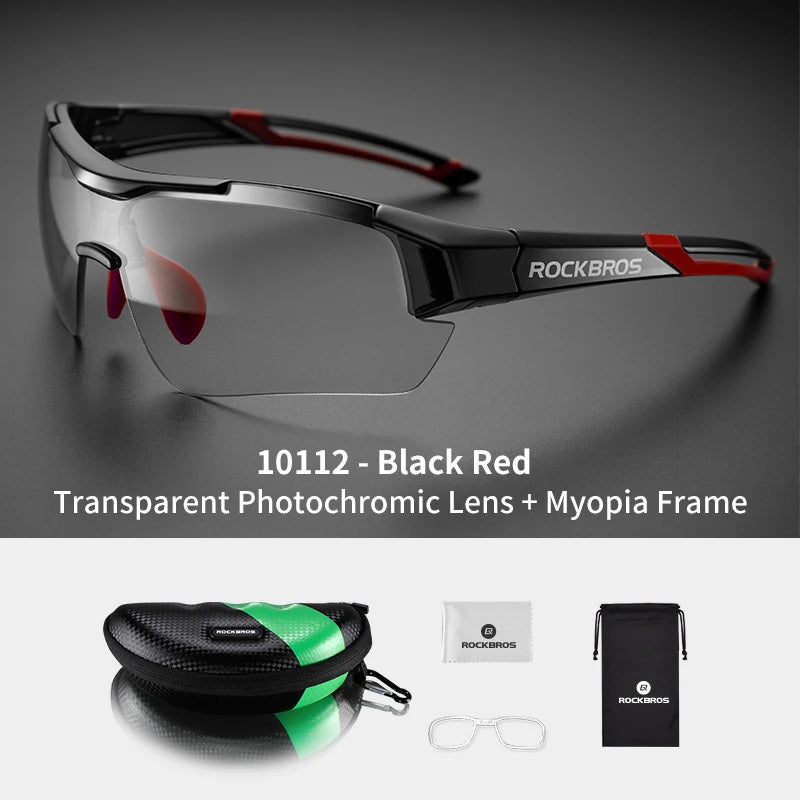 See clearly on every ride with ROCKBROS cycling glasses that adapt to light, speed, and every road you conquer.